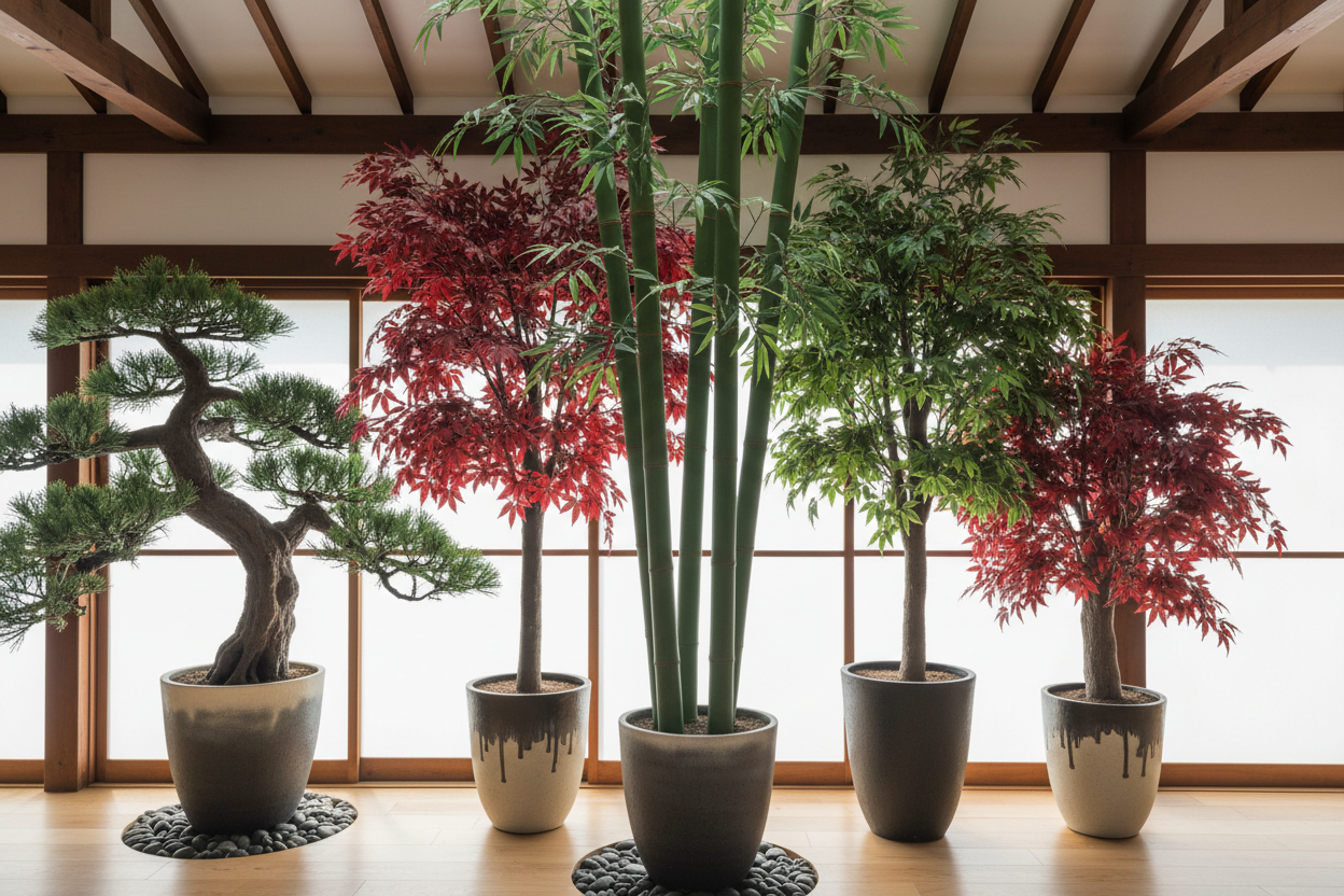 Japanese Inspired Artificial Trees | Elevate Interiors With Serene Style    Faux Natural: Best Realistic Artificial Trees for Commercial Indoor  Outdoor Use
