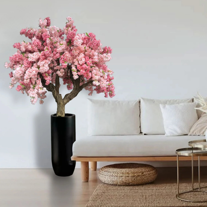 Artificial Cherry Blossom Tree 6.5 FT Indoor Centerpiece