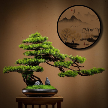 Artificial Bonsai Pine Tree for Living Room