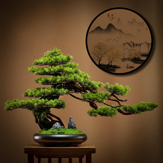 Artificial Bonsai Pine Tree for Living Room