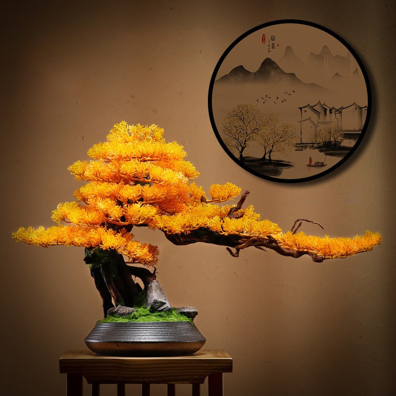 Artificial Bonsai Pine Tree for Living Room