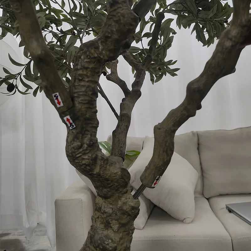 Artificial Olive Tree 7.8 FT Y-Shaped Indoor Use