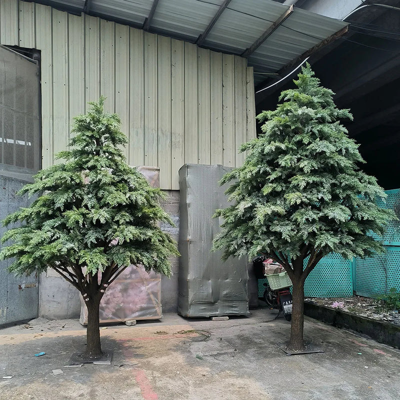 Artificial Cedar Tree 2.6m to 6m Realistic Look Outdoor Use