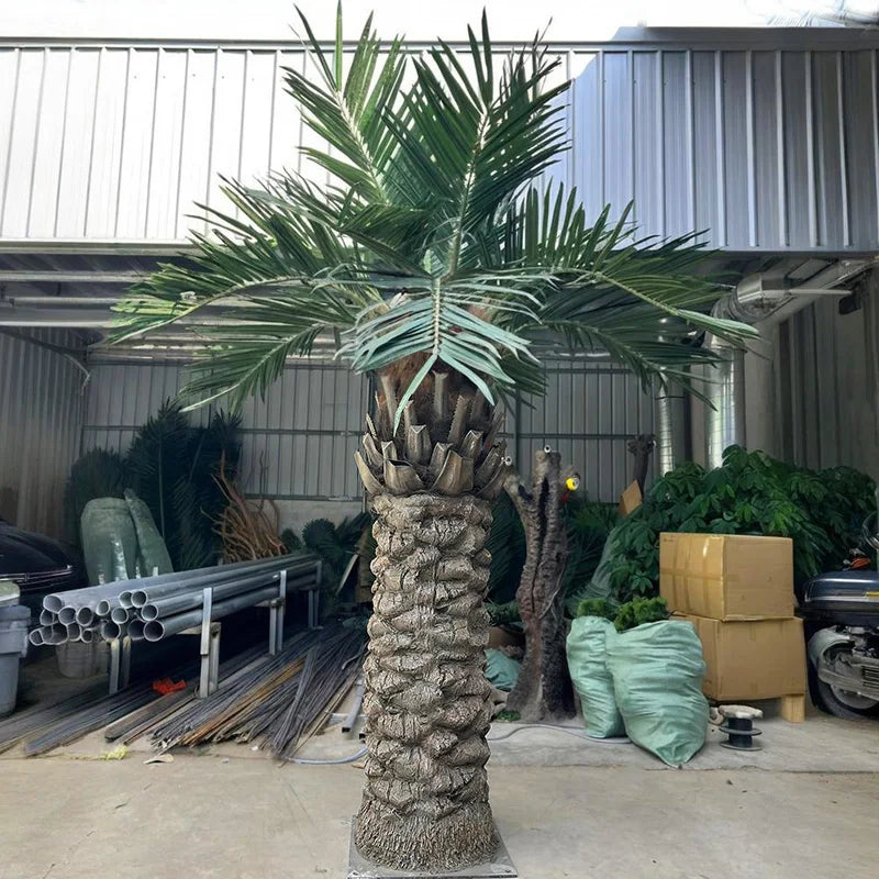 UV-beständige künstliche Palme für draußen 2,98 m – Faux Natural
