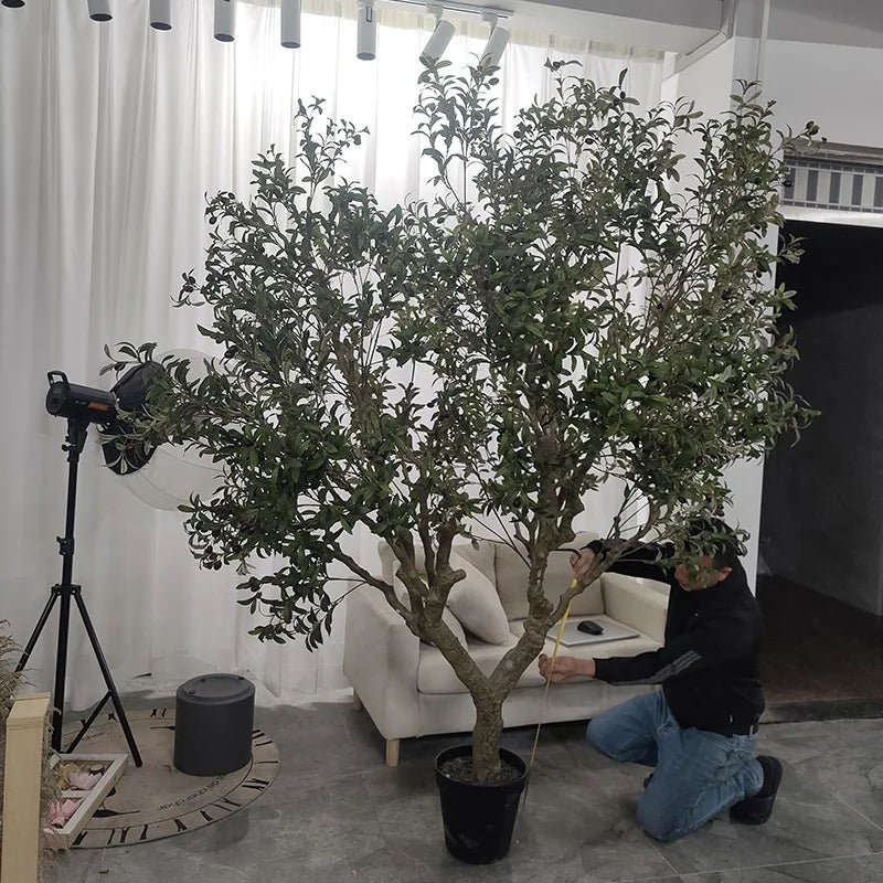 Artificial Olive Tree 7.8 FT Y-Shaped Indoor Use