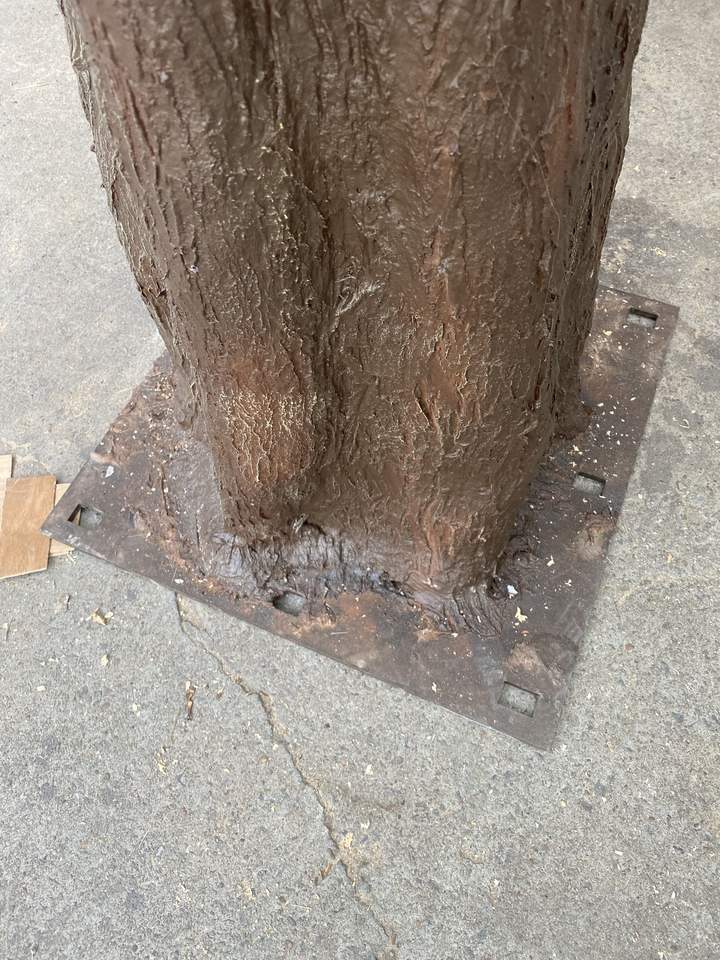 Artificial Clusia Tree Fiberglass Trunk for Hotels Restaurants