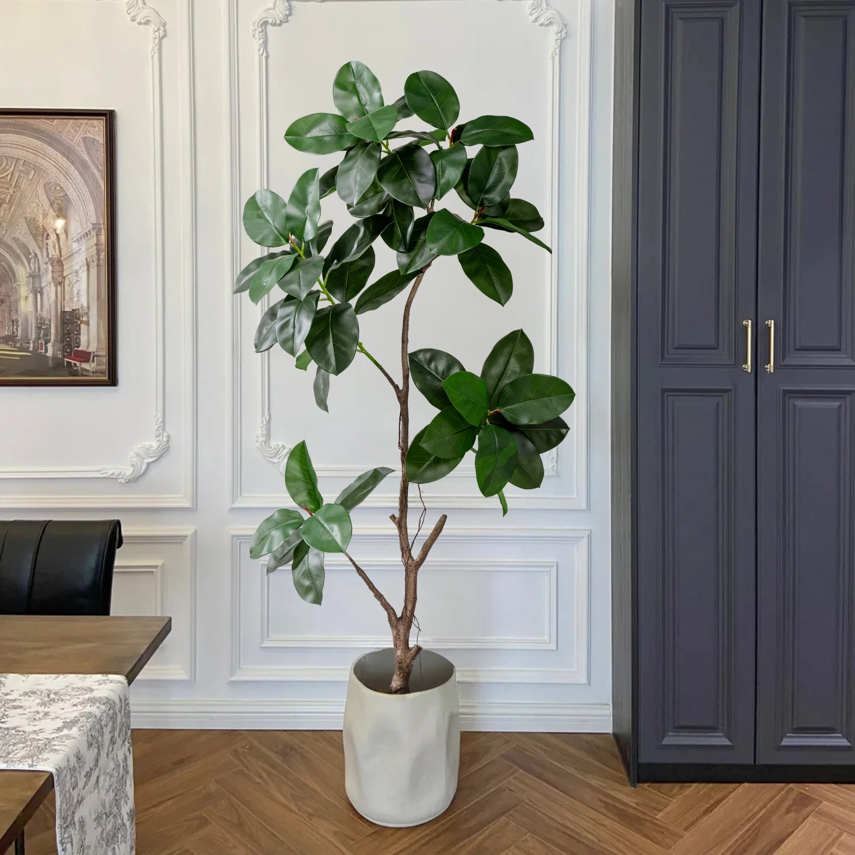 banyan tree indoor plant 5.4 FT UV Resistant Artificial Banyan Fig Tree