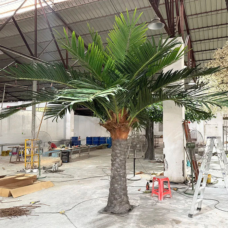 best artificial palm plants Artificial Canary Island Date Palm Tree 3.6m Outdoor Use