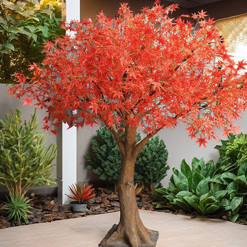 Artificial Maple Tree 3m Vibrant Leaves Wedding Decor