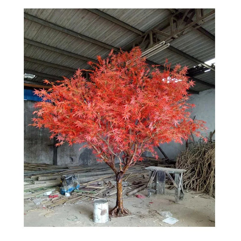 Artificial Japanese Red Maple Tree 10 FT Indoor Display – Faux Natural ...