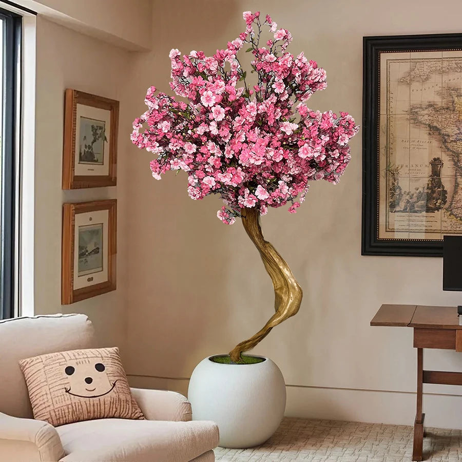 Artificial Cherry Blossom Tree Custom Size Indoor Use