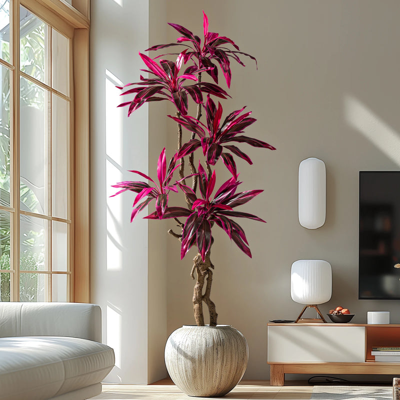 Brazilian Iron Wood Artificial Green Landing Plant for Home Interior