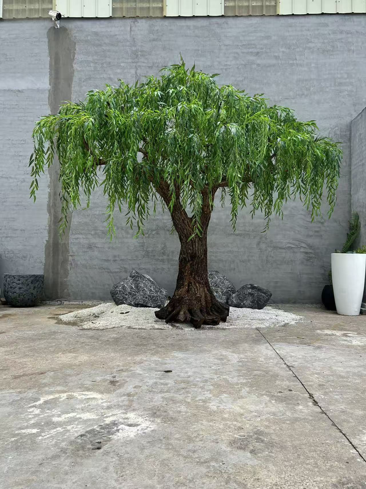 indoor willow tree plant Artificial Weeping Willow Tree 8 FT Outdoor Use