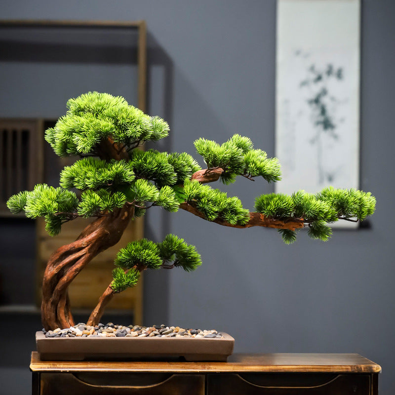 Fake Pine Bonsai Tree Indoor Use