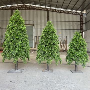 Artificial Cedar Christmas Tree 2.1m Indoor Outdoor Use