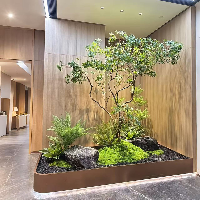 Artificial Pieris Tree Minimalist Faux Landscape Decor 6.5FT