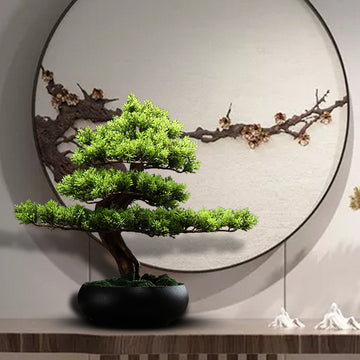Artificial Lucky Welcome Pine Tree for Entrance Decor
