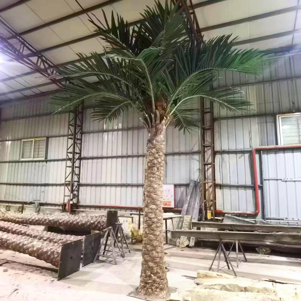 palm tree plant outdoor Artificial Canary Date Palm Tree Customized Height Outdoor Display – Faux Natural: Best Realistic Artificial Trees for Commercial Indoor Outdoor Use