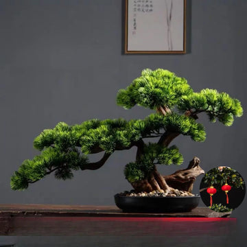 Artificial Bonsai Pine Tree 2ft Tall