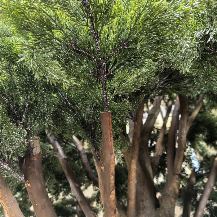 Artificial Pine Tree Lifelike Appearance Indoor Use