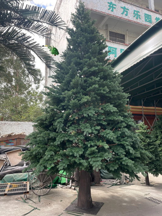 Artificial Christmas Tree 20 FT Realistic Wood Branch Outdoor Decor
