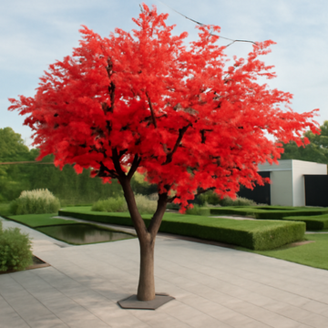 3m Red Chinese Maple Artificial Tree for Outdoor Wedding Decor