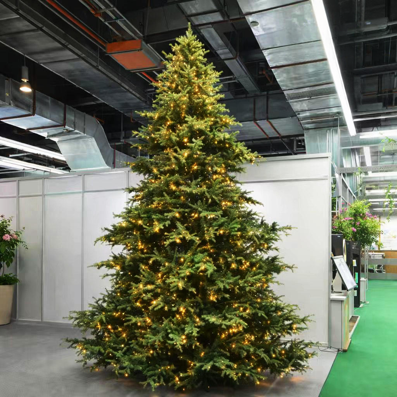 Outdoor Commercial Red Luxury Big Christmas Tree with LED