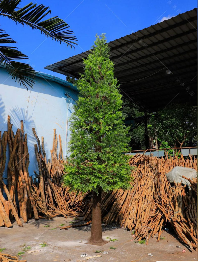 Artificial Pine Tree 14 FT Indoor Use Natural Look Display