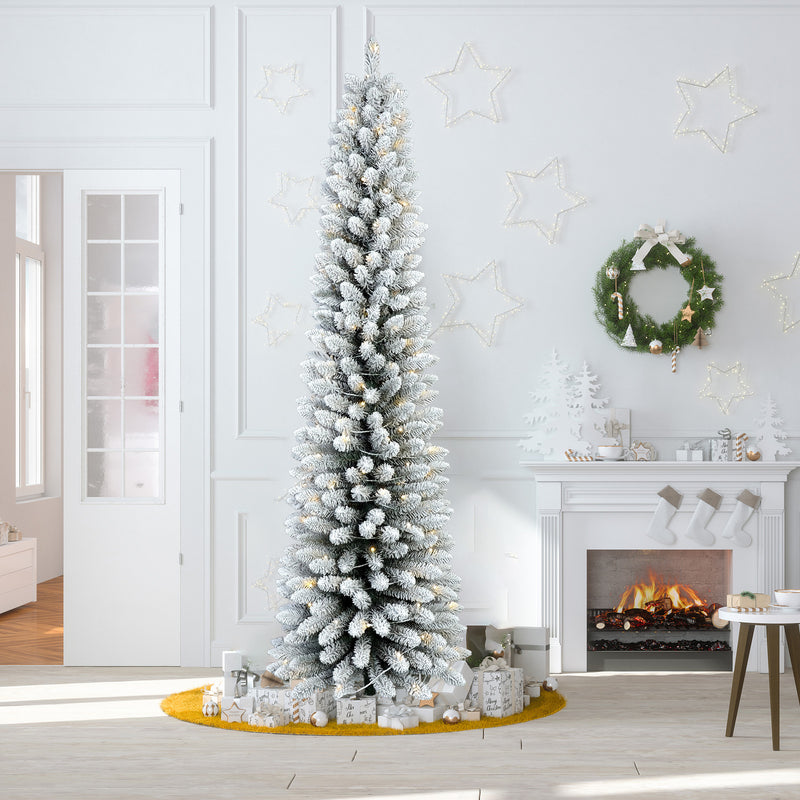 Alpine Fir Pencil Pre-Lit Artificial Christmas Tree