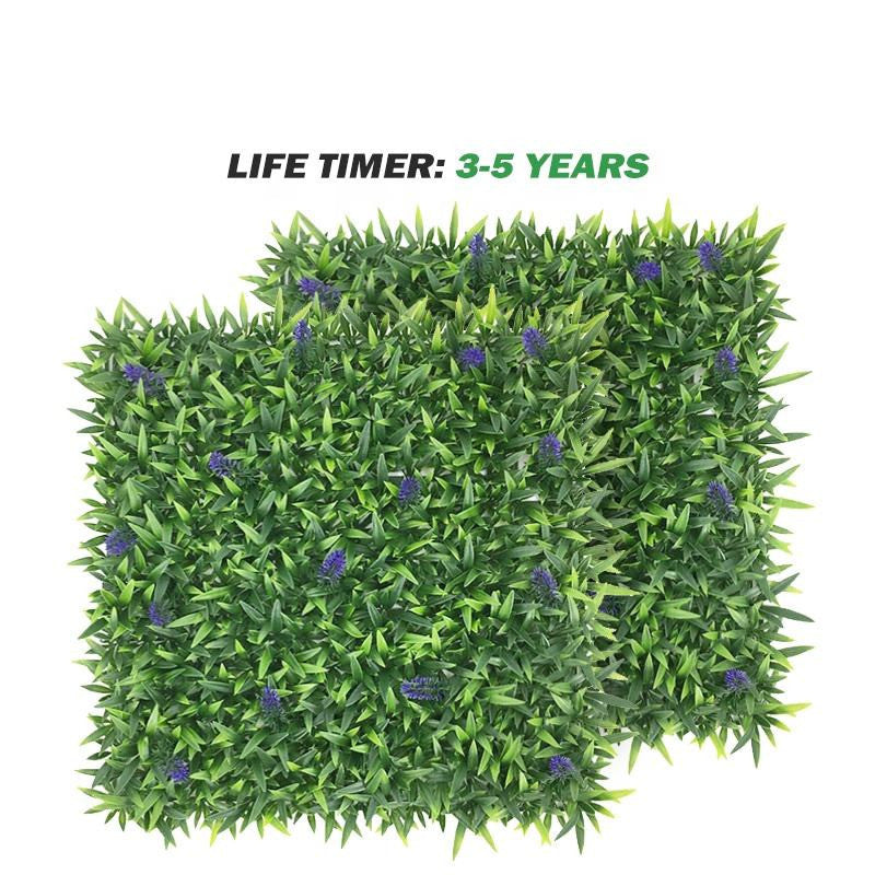 Artificial Grass Wall Panel 50*50cm UV Resistant Eco