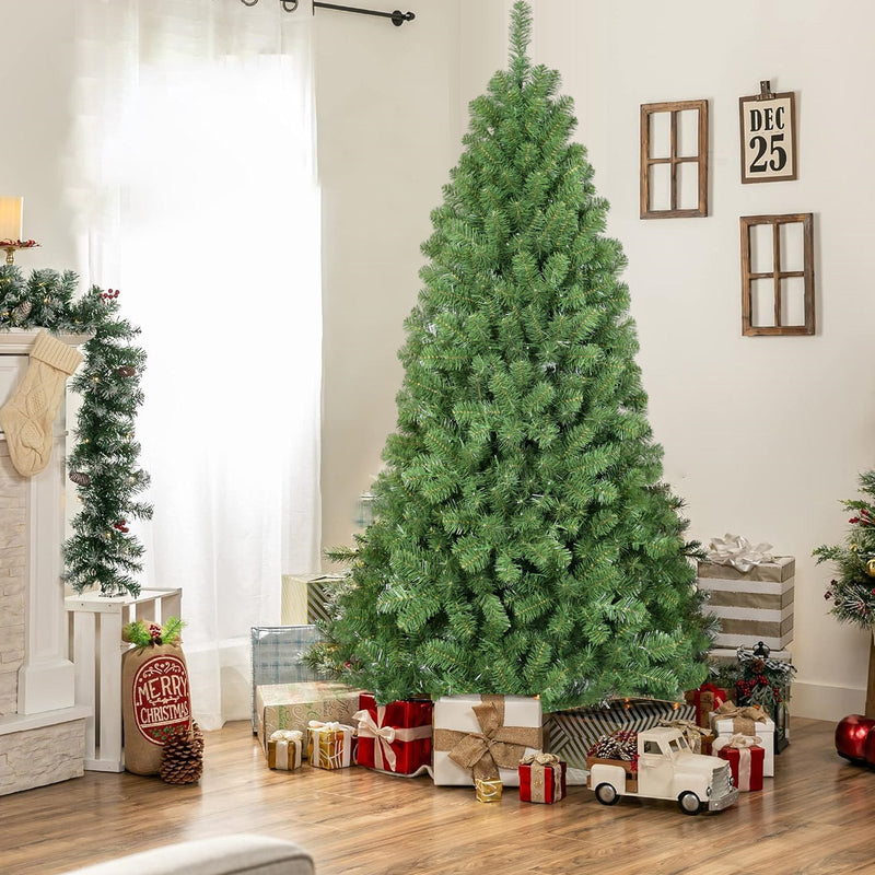 Traditional Pine Artificial Christmas Tree with Classic Needle Tips
