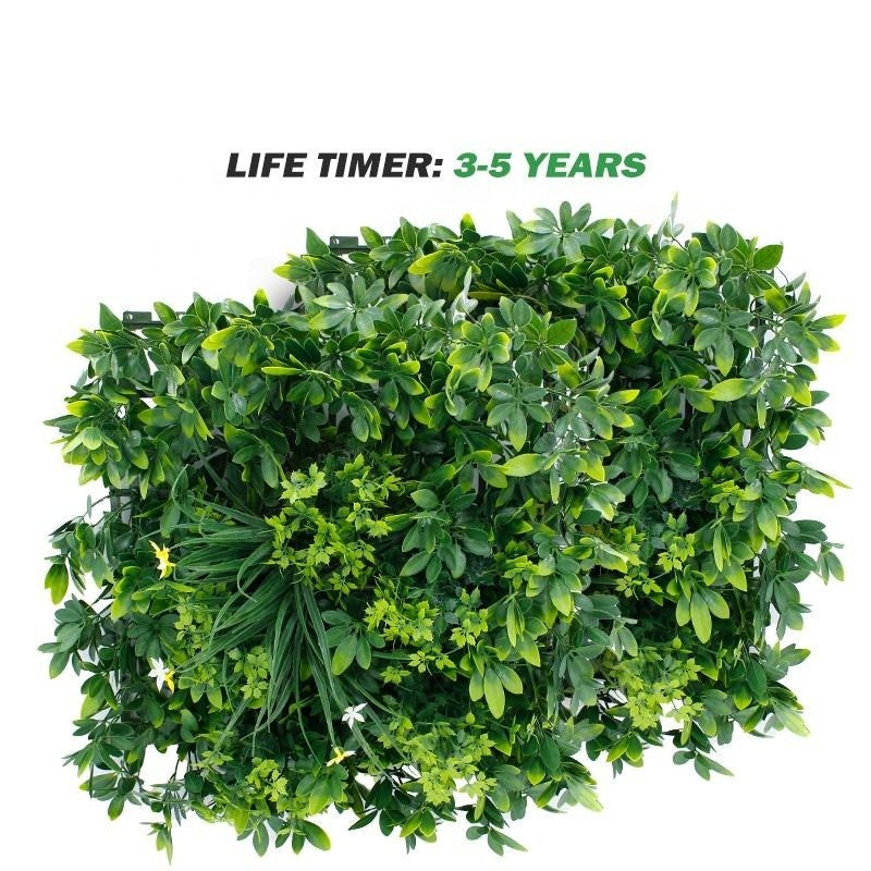 Eco Friendly Artificial Grass Wall Panels 50*50cm Eco