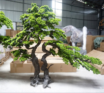 Artificial Podocarpus Pine Tree for Indoor Decoration