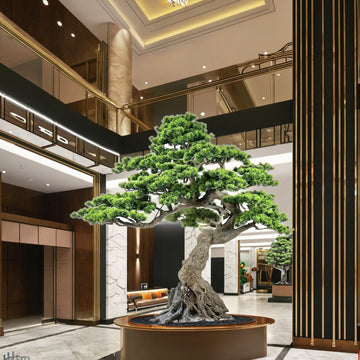 1.65m Large Artificial Black Pine Tree for Indoor Decoration