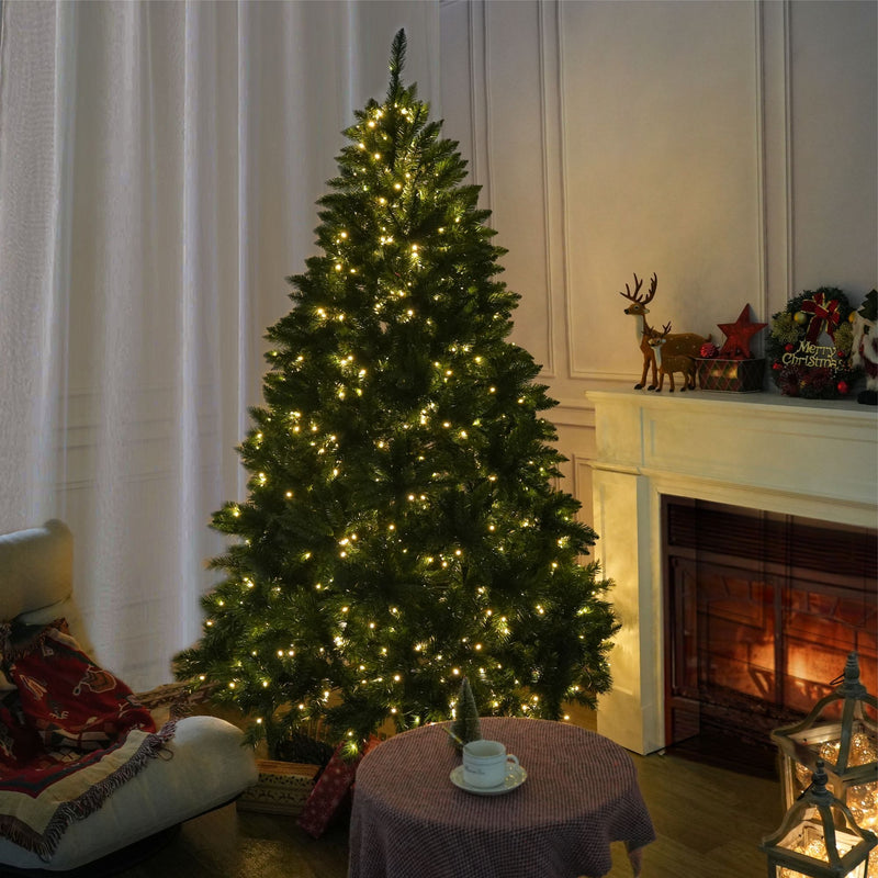 Pre Lit Christmas Tree with Warm White LED Lights