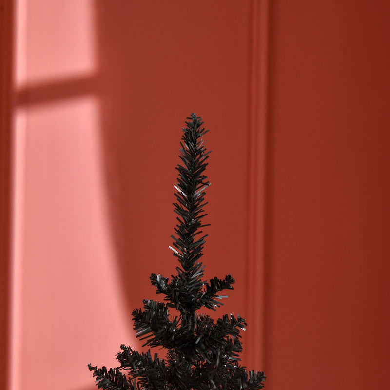 Slim Christmas Tree Black Artificial Pencil Tree
