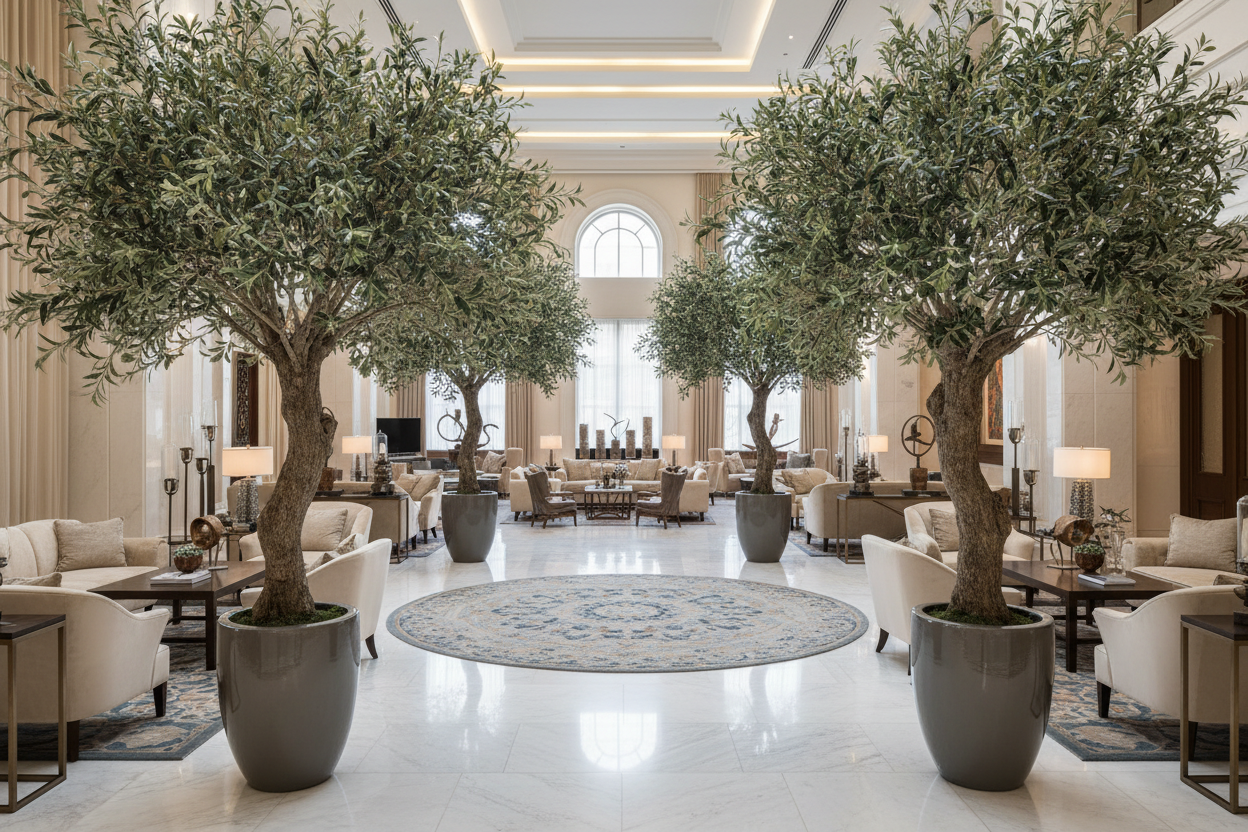 Artificial Olive Trees For Hotels & Hospitality