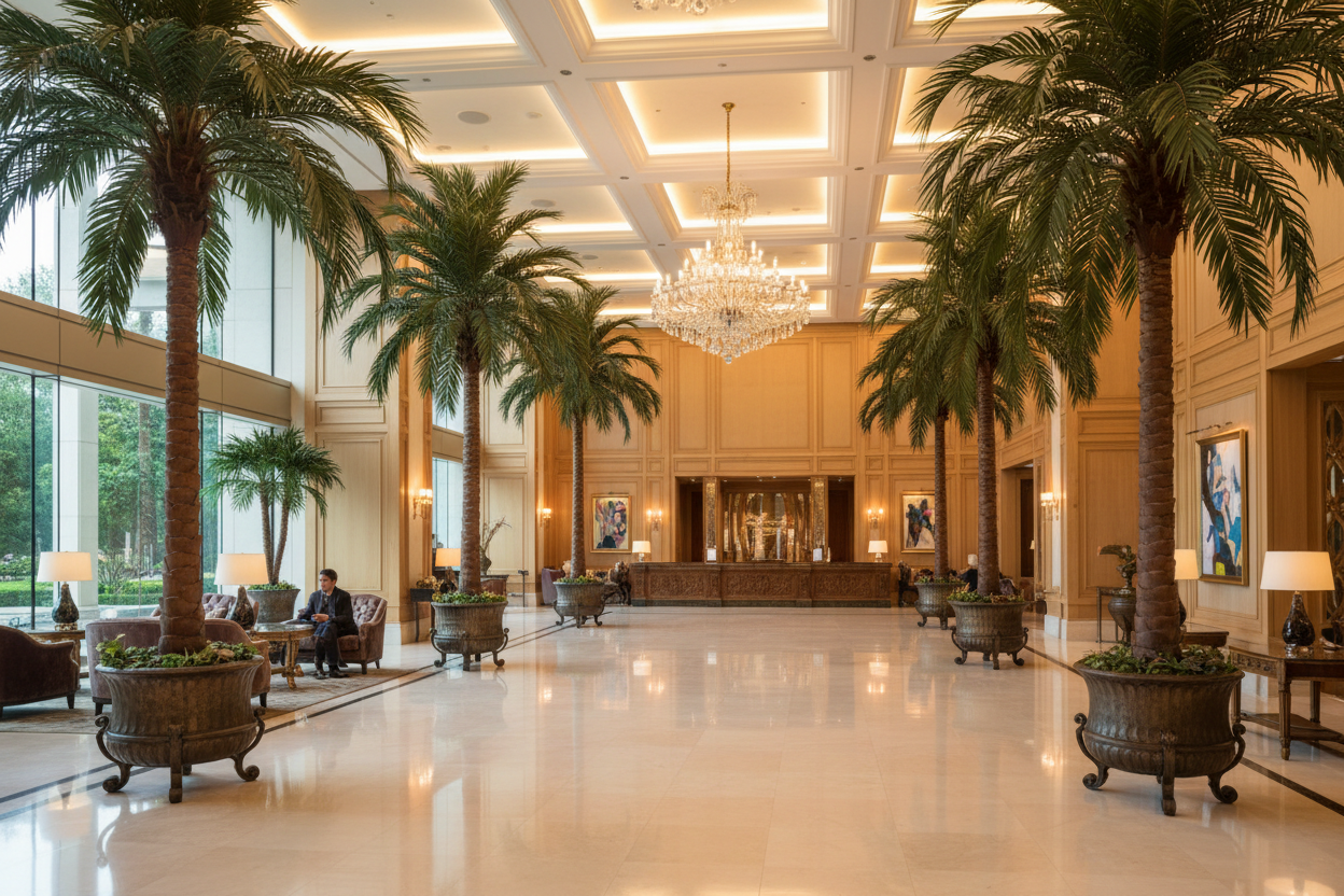 Artificial Palms For Hotels & Hospitality