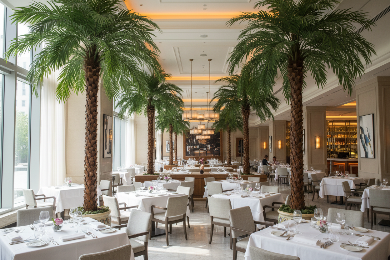 Artificial Palms For Restaurants