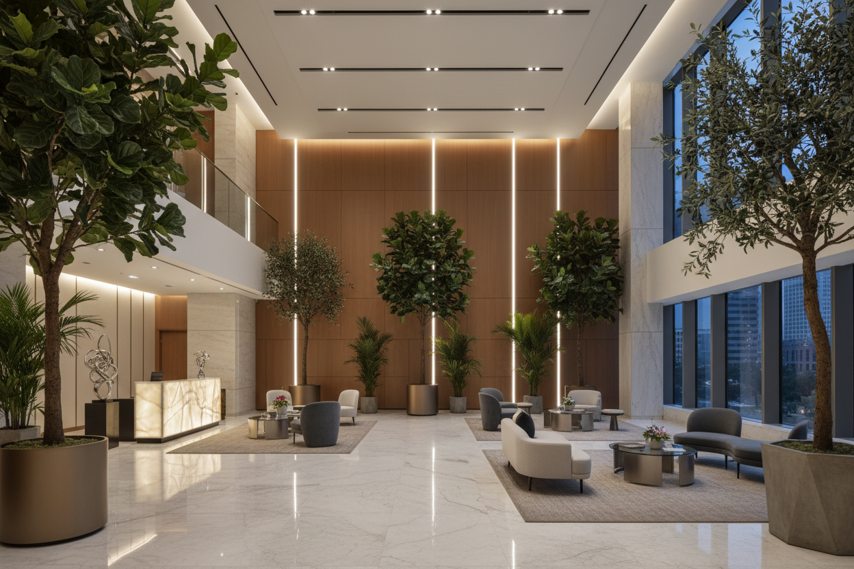Artificial Trees For Commercial Spaces