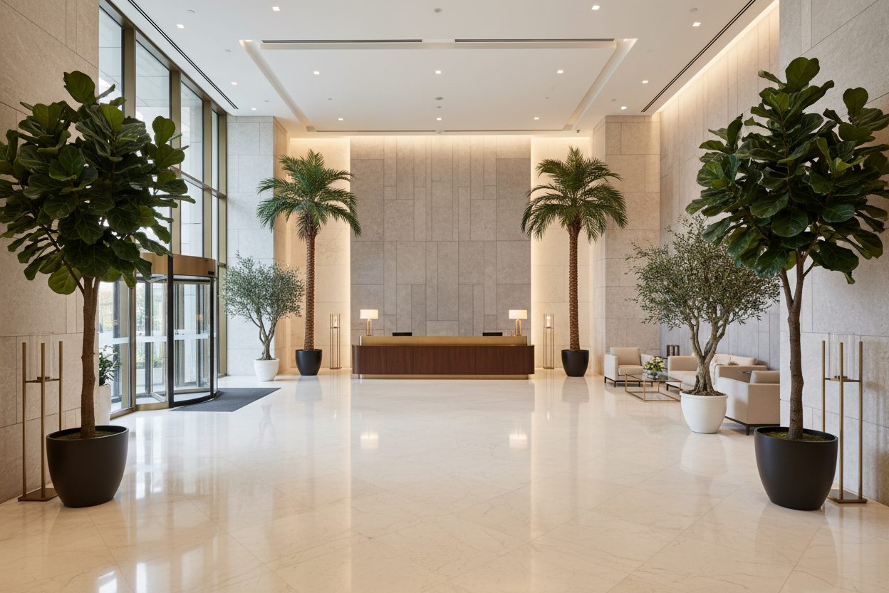 Artificial Trees For Entryways & Reception areas