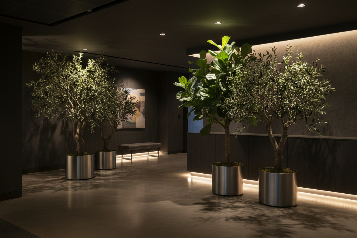 Artificial Trees For Low-light Spaces