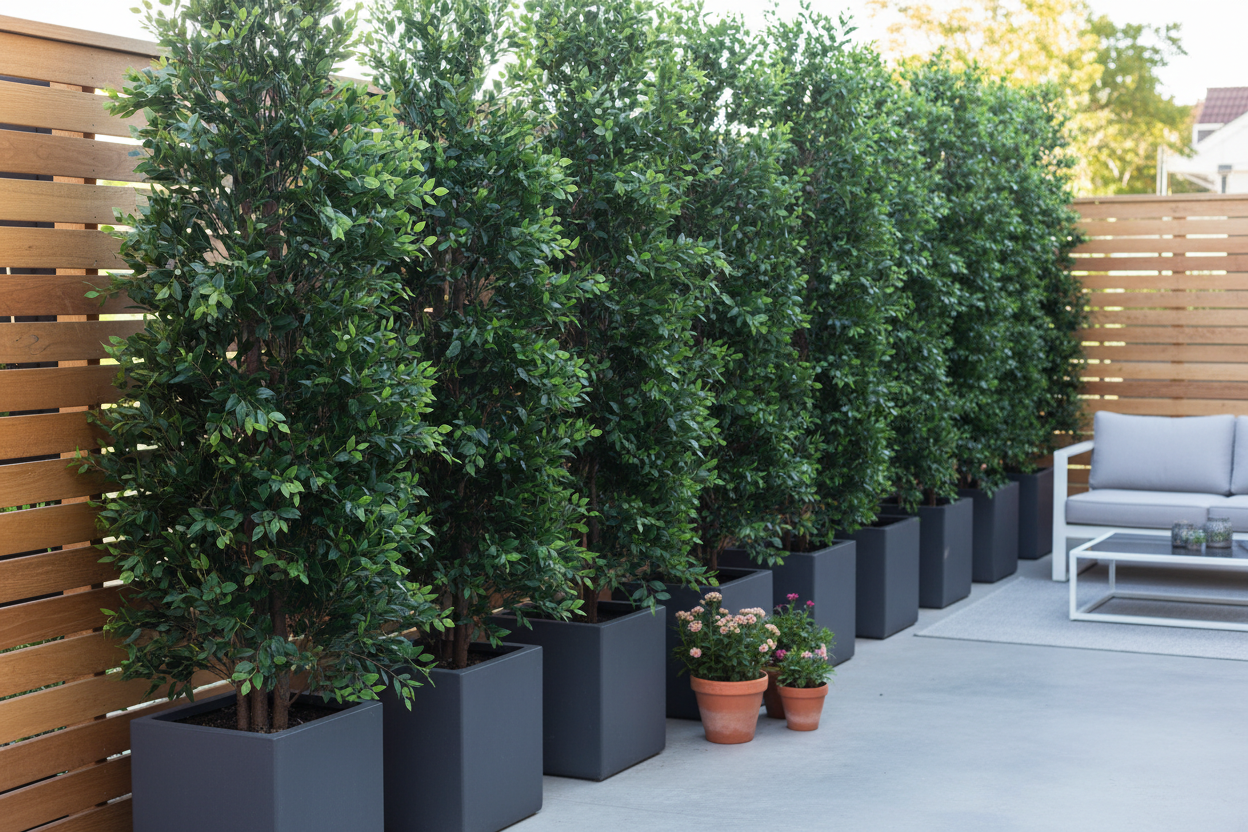 Artificial Trees For Privacy & Screening