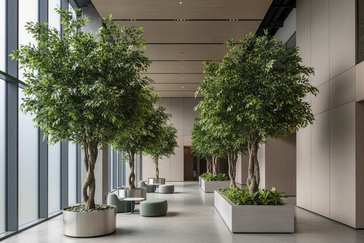 Artificial Trees For Sound Softening (Acoustic Effect)