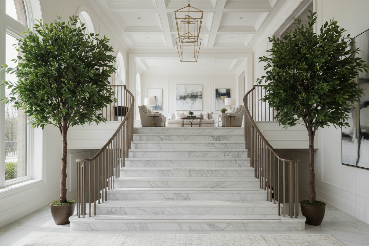 Artificial Trees For Staircases & Transitional Spaces