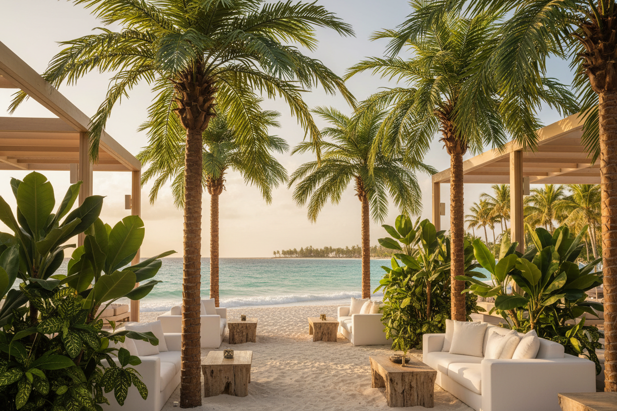 Artificial Beach Trees