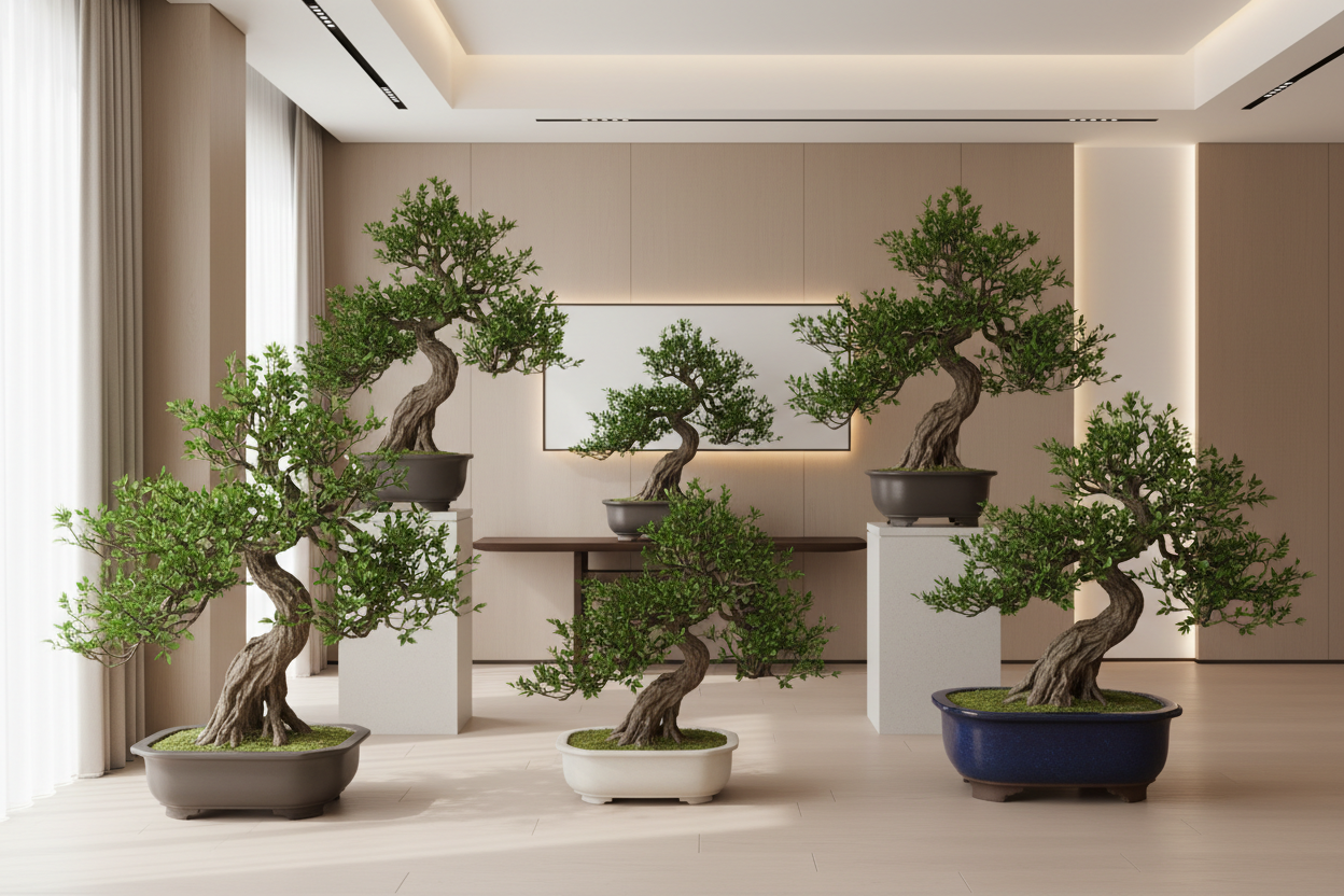 Large Artificial Bonsai Trees