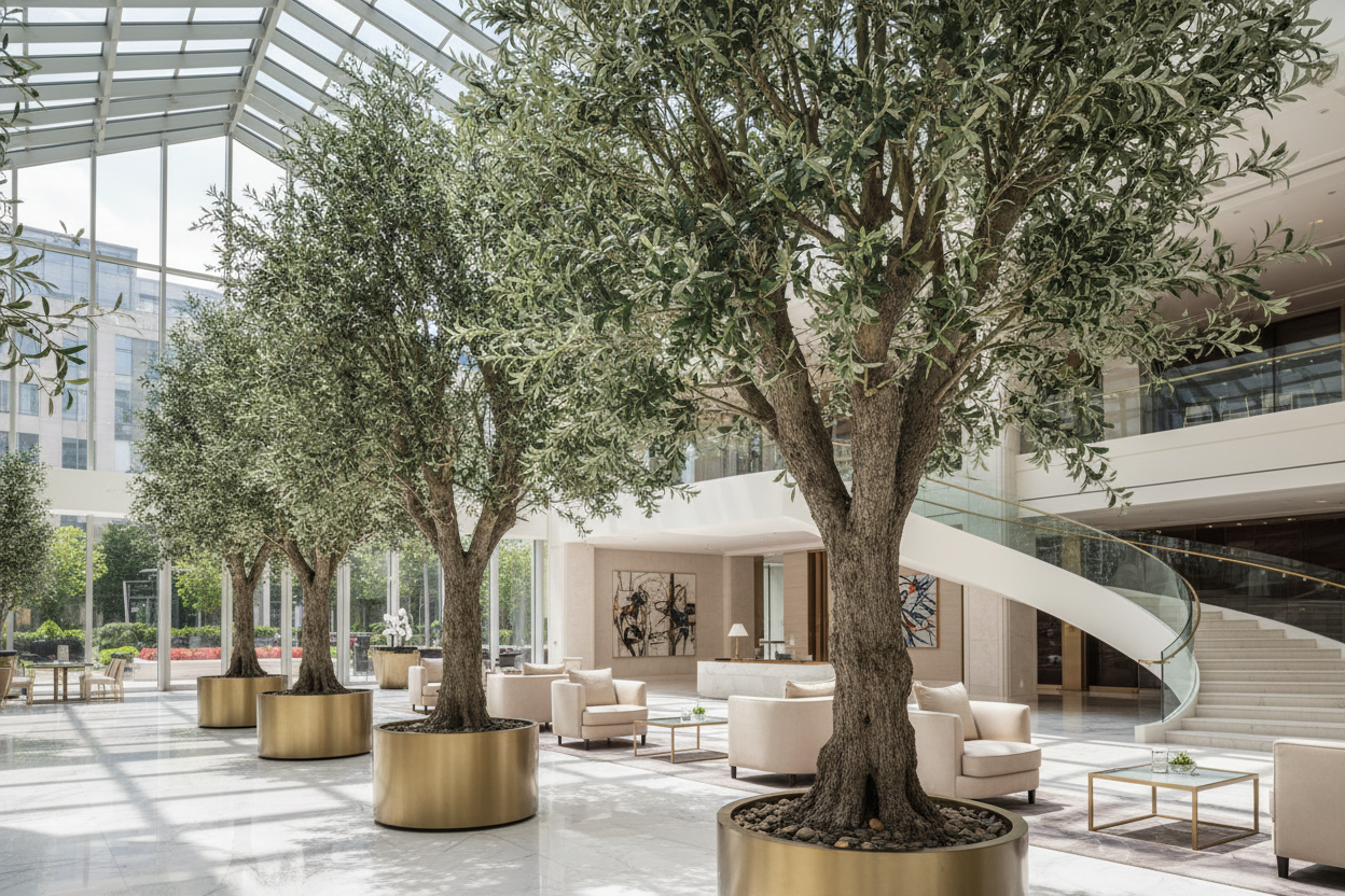 Large Artificial Olive Trees