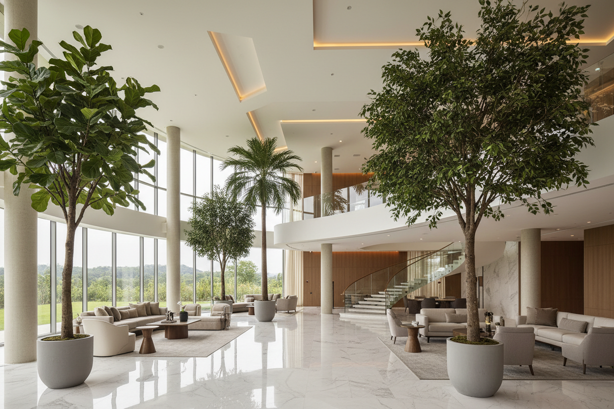 Tall Artificial Trees For High Ceilings
