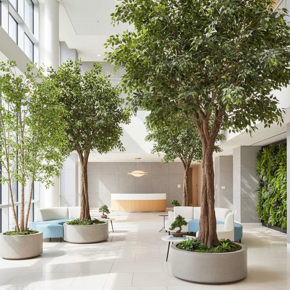 Artificial Trees & Plants for Healthcare & Clinics